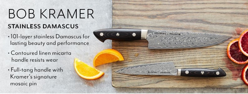 Bob Kramer's Damascus Knives.