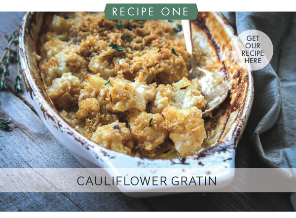 Cooking Gratin with Cauliflower