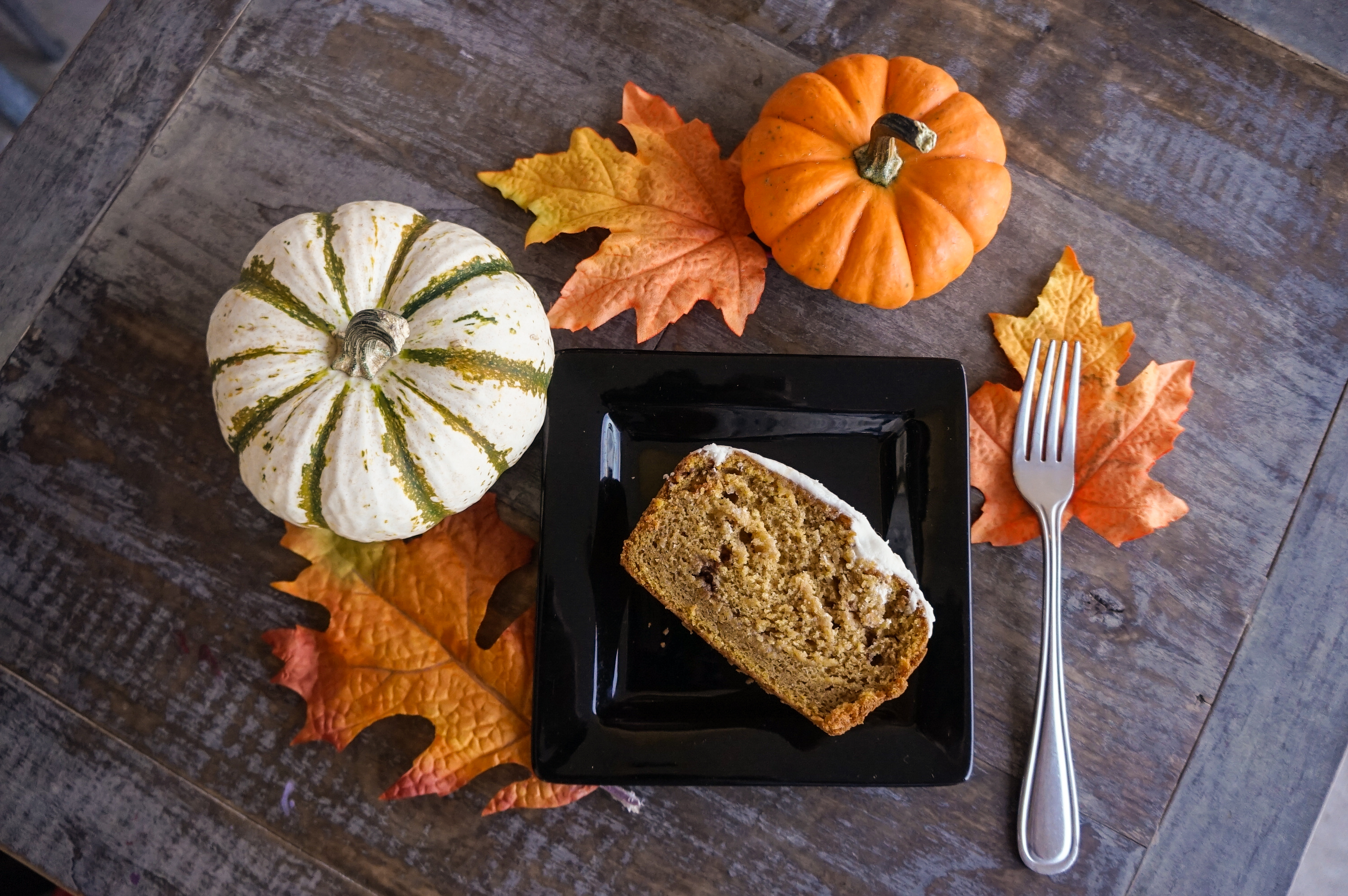 Pumpkin bread is perfect for Fall.