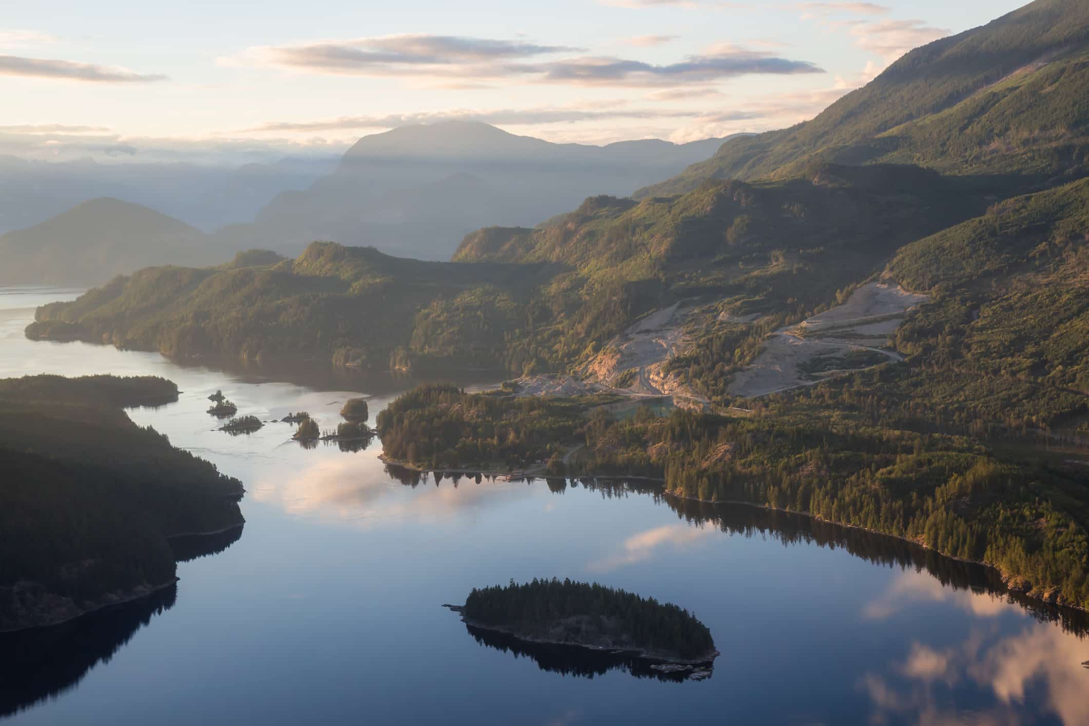 Sechelt Inlet Aerial