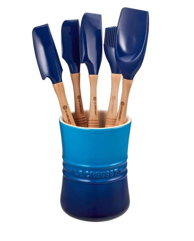 Le Creuset -  6 Piece Blueberry Revolution Silicone Utensil Set