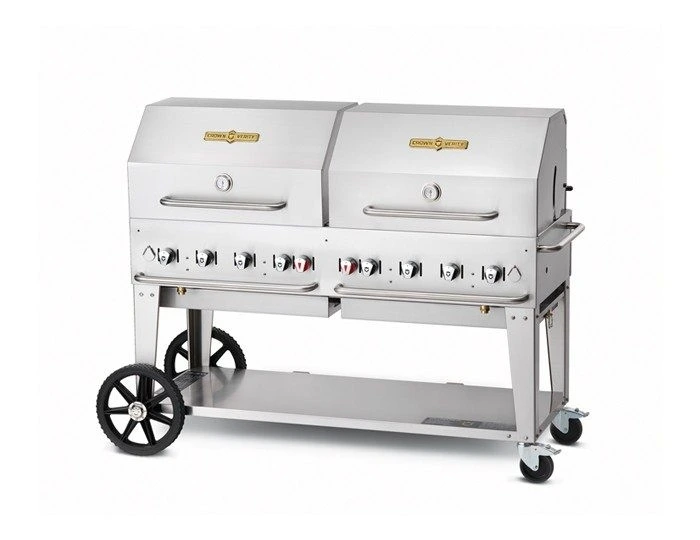 Crown Verity - 60" Natural Gas BBQ With Roll Dome - MCB60RDPNG