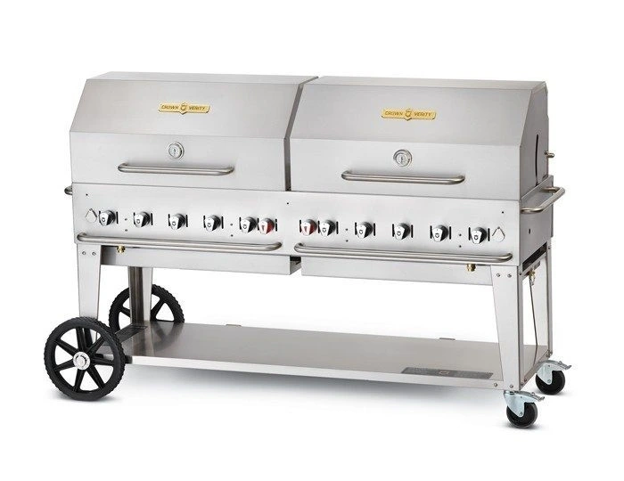 Crown Verity - 72" Liquid Propane BBQ With Roll Dome - MCB72RDP