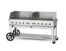 Crown Verity - 72" Natural Gas Mobile Grill With Wind Guard - MCB72WPGNG