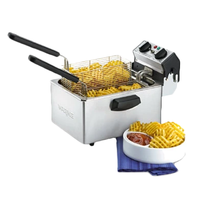 Waring - Compact 8.5-lb. Deep Fryer - WDF75B