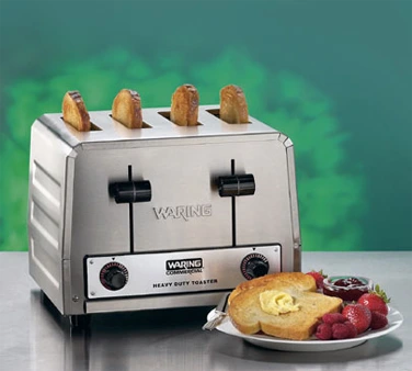 Waring - Heavy-Duty 4-Slot Toaster - WCT800