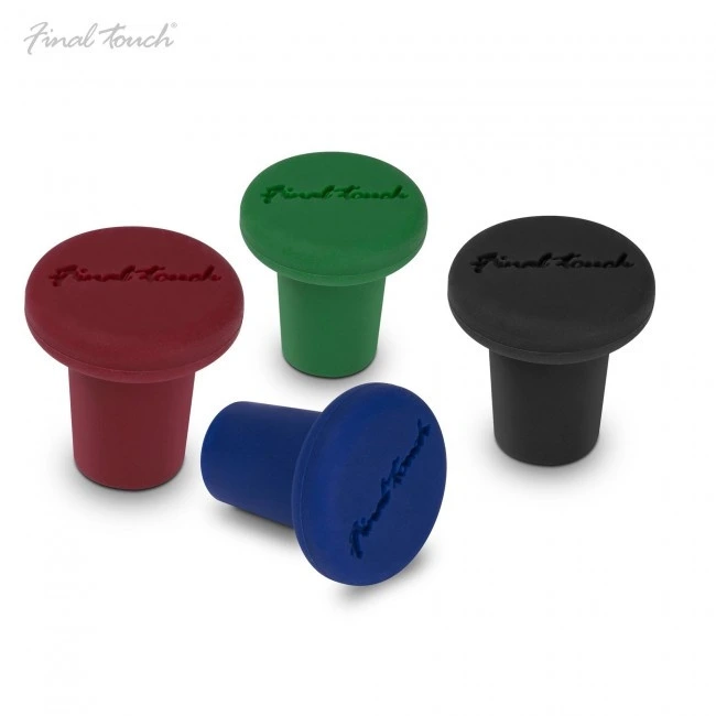 Final Touch - Silicone Bottle Stoppers (Pack of 4)