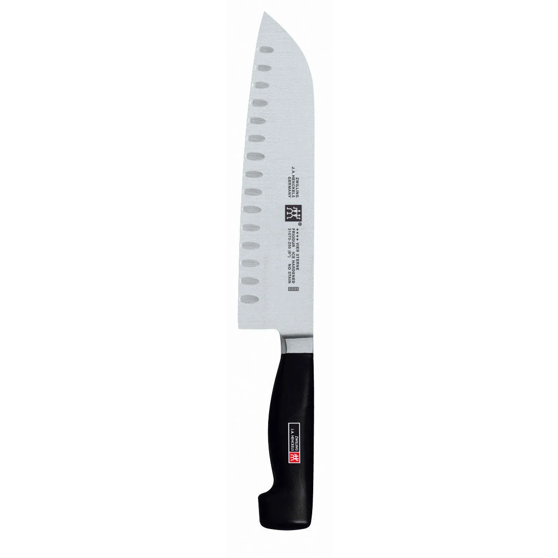 Zwilling - 7" Four Star Granton Santoku Knife