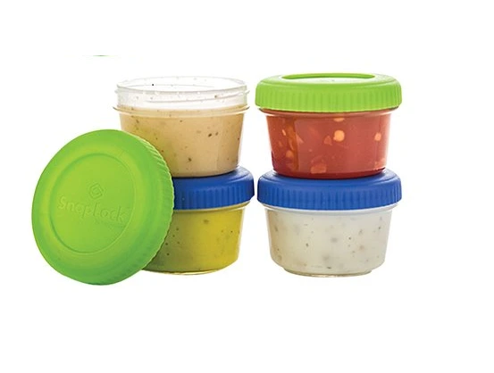 Progressive - Snap Lock 1oz. Dressing To-Go Container - Set of 4