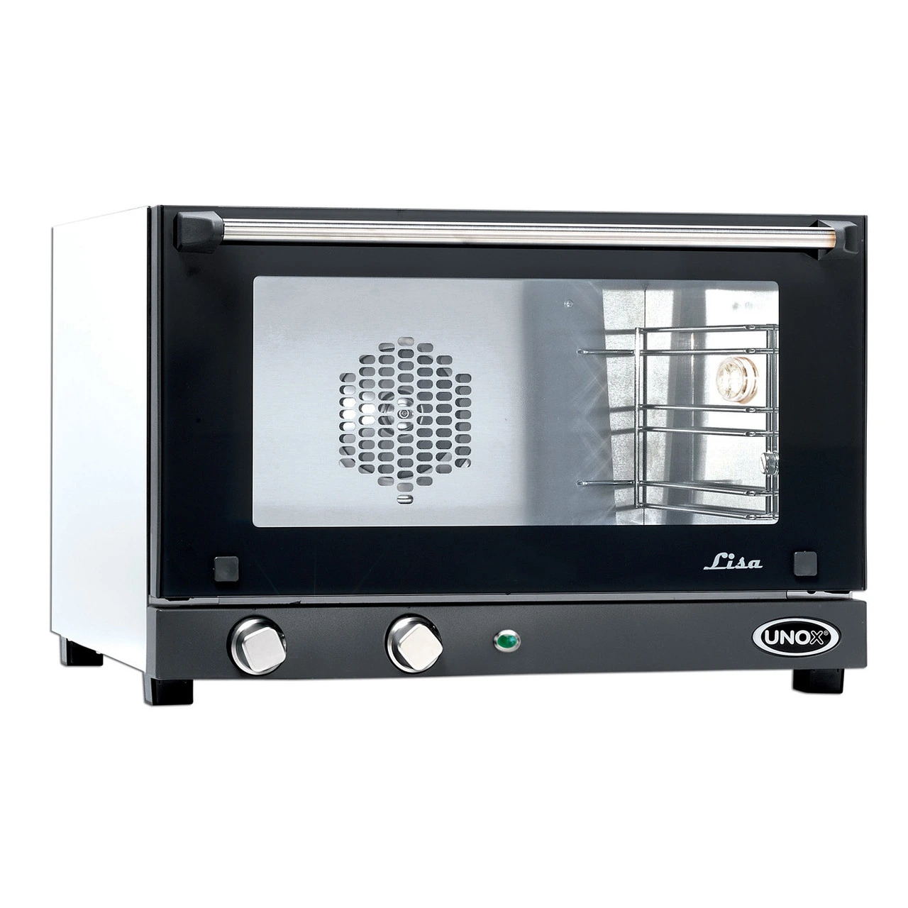 Unox - Lisa 3 Shelf Half Size Manual Countertop Convection Oven 120 V 1440 W