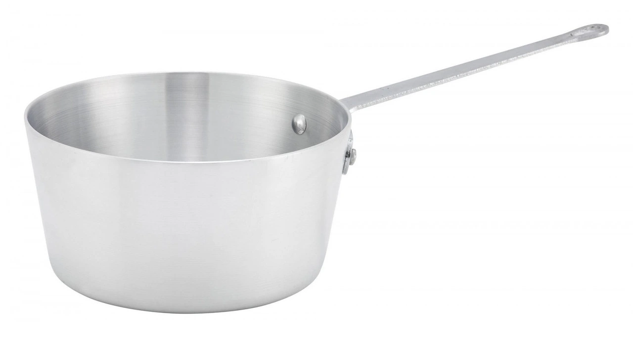 Winco - 1.5 qt Aluminum Saucepan - ASP-1