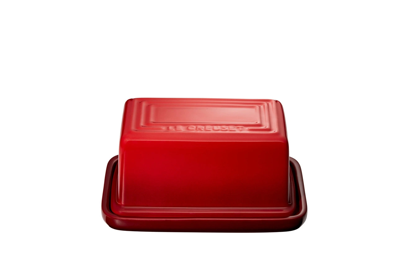 Le Creuset - 7" (Holds 1Lb) Cherry Butter Dish