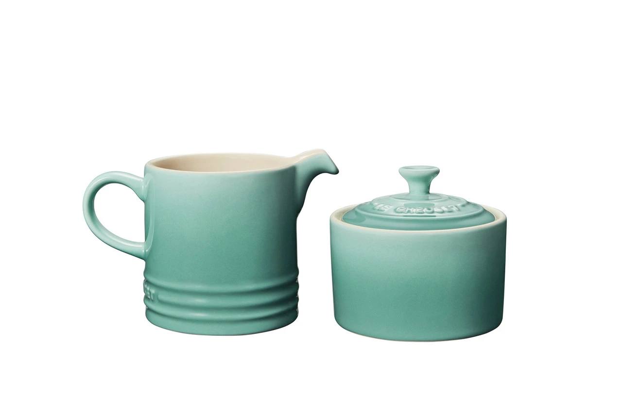 Le Creuset - Sage Cream and Sugar Set