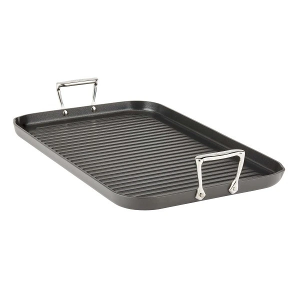 All Clad - 13" x 20" HA1 Hard Anodized Non-Stick Grande Grille, Hard Anodized Aluminum, PFOA-Free