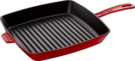 Staub - Cherry 12" Square American Grill Pan