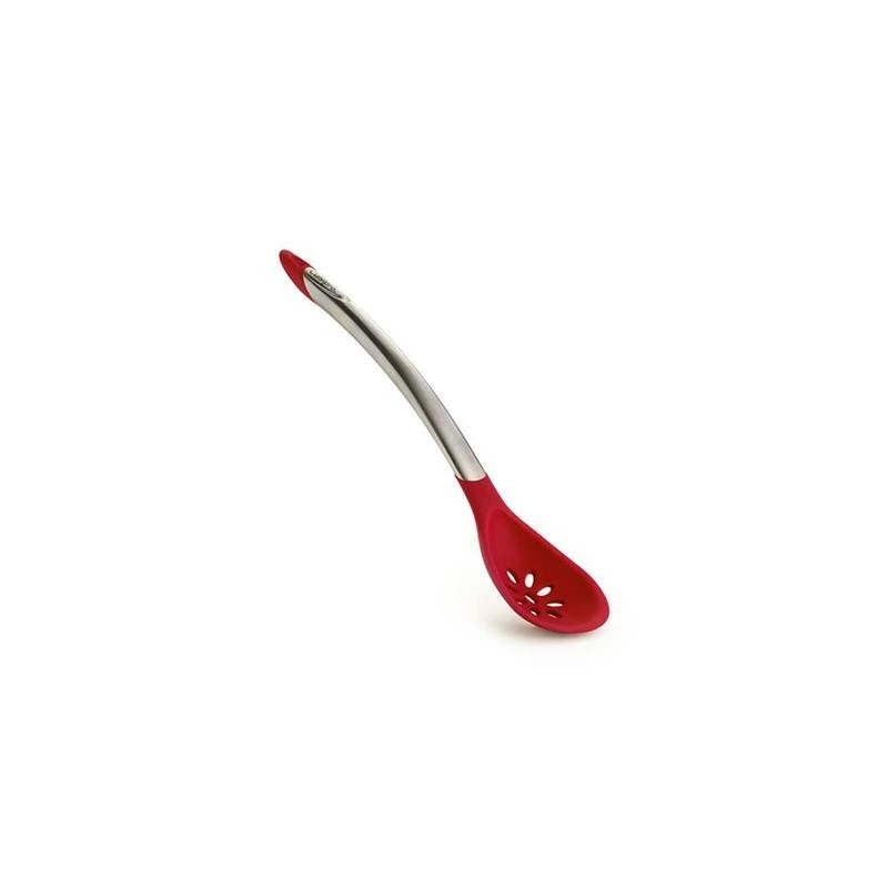 Cuisipro - 12" Red Silicone Slotted Spoon - 7112508L