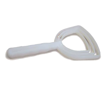 Omcan - White Square Polyethylene Meat Scraper