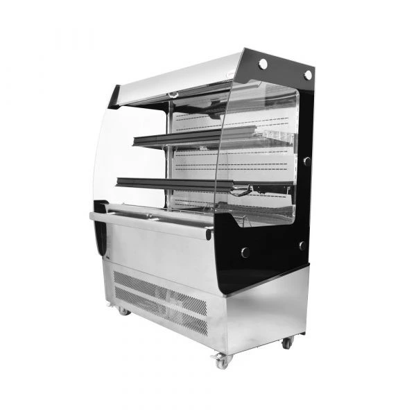 Omcan - 39" Open Refrigerated Floor Display Case With 200 L Capacity - 31809