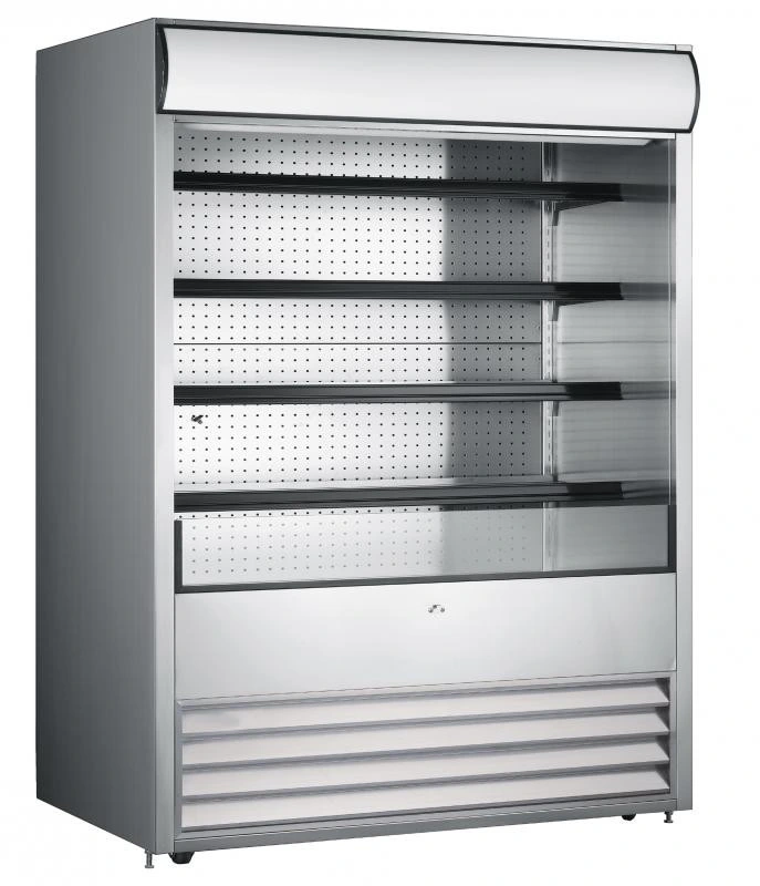 Omcan - 72" Open Refrigerated Floor Display Case With 1050 L Capacity - 43460