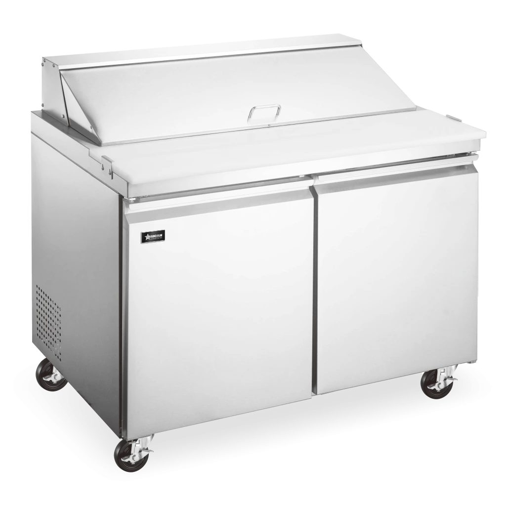 Omcan - 47" Mega Refrigerated Prep Table With 2 Doors - 50050