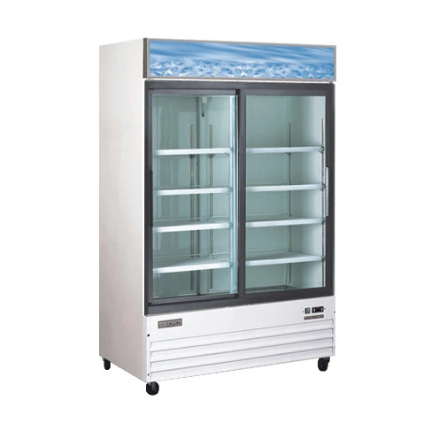 Omcan - 53" 2-Door Sliding Glass Refrigerator - 50032