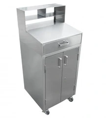 Omcan - 25" Stainless Steel Mobile Receiving Desk - 43470