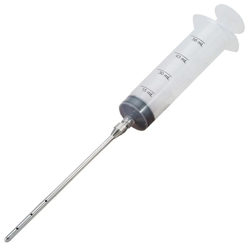 Danesco -  2 Oz (60 ml) Marinade Injector With 6" Stainless Steel Needle