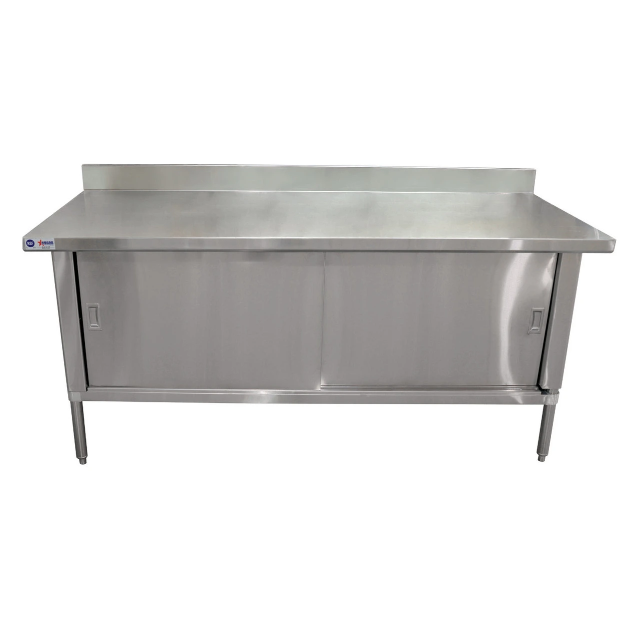 Omcan - 30" X 48" 304 Stainless Steel Knock-Down Worktable With 4" Backsplash - 24406