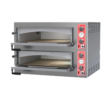 Omcan - Double Chamber Pizza Oven Entry Max Series With 11.2 Kw Power - 40636