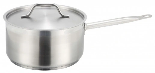 Winco - 4 1/2 qt S/S Saucepan w/ Lid - SSSP4