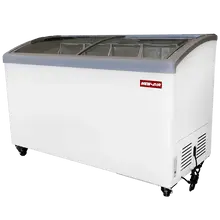 New Air - 55" Curved Glass Ice Cream Freezer  - NIF-55-CG