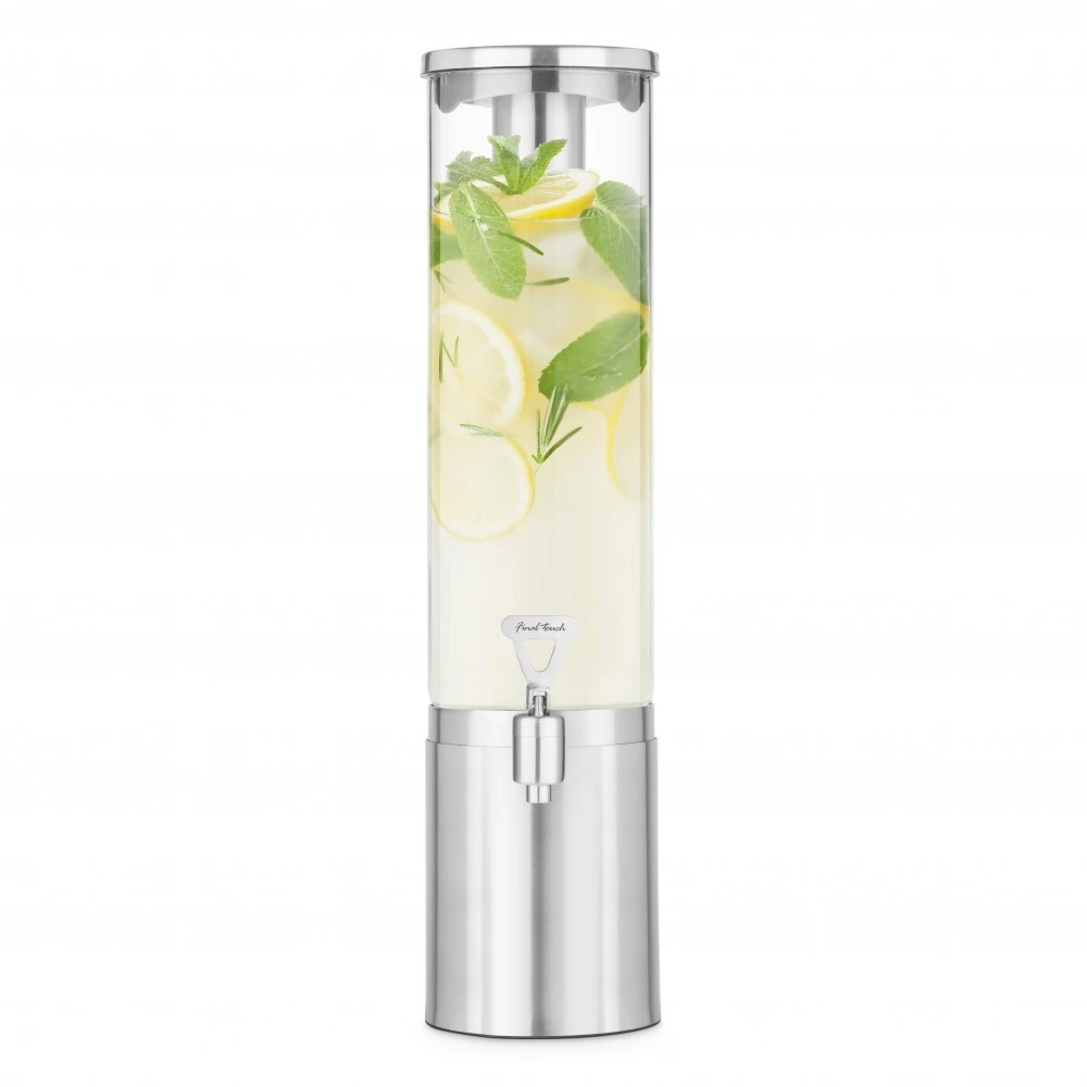 Final Touch - 2.5 L Stainless Steel & Glass Beverage Dispenser