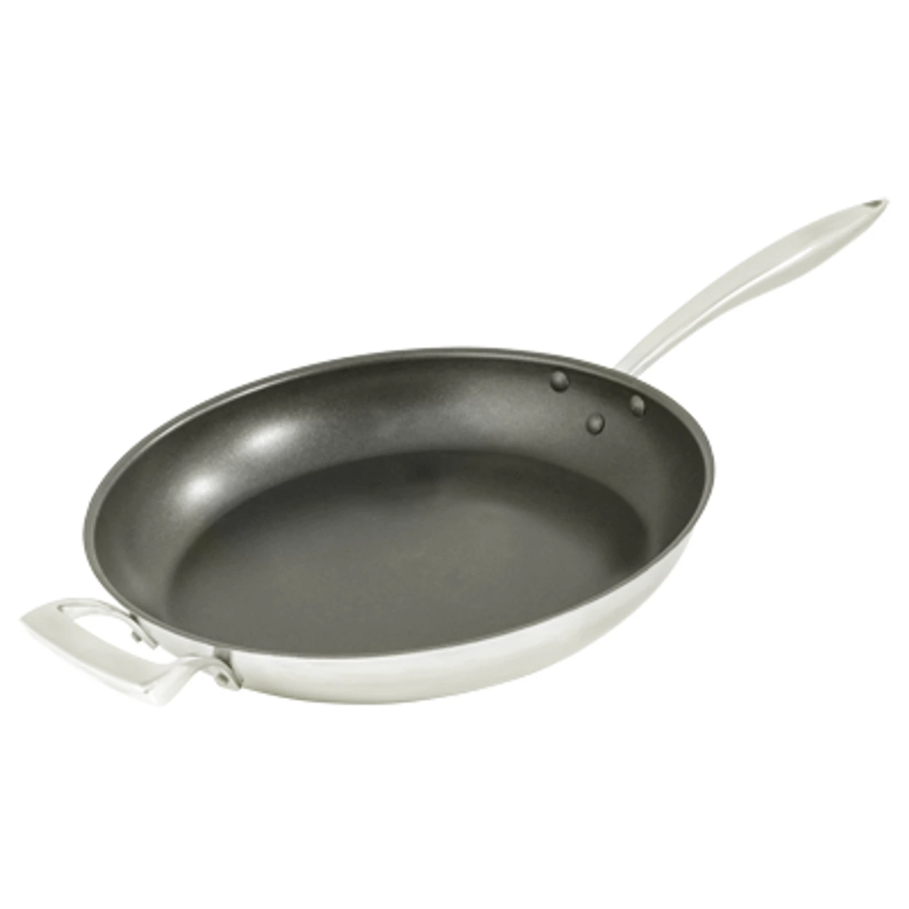 Thermalloy - 14" Stainless Steel Non-stick Deluxe Fry Pan - 5724064