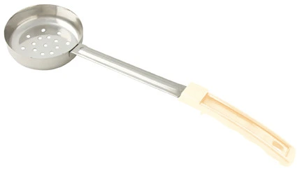 Portion Spoon Tan Perforated 3 Oz - FPP3