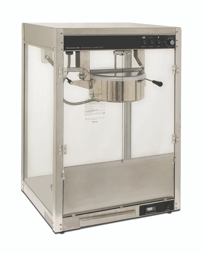 Benchmark - 8 Oz Silver Screen Popcorn Machine 120V