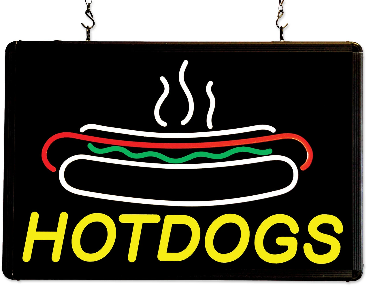 Benchmark - Ultra-Brite Hotdogs Sign 120v