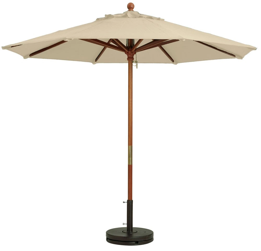 Grosfillex - Market Khaki 7 Ft Round Umbrella