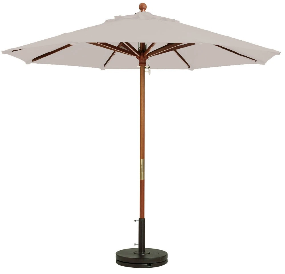 Grosfillex - Market Sand 9 Ft Round Umbrella