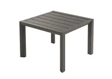 Grosfillex - Sunset 20" x 20" Fusion Bronze Outdoor Low Table - US040599