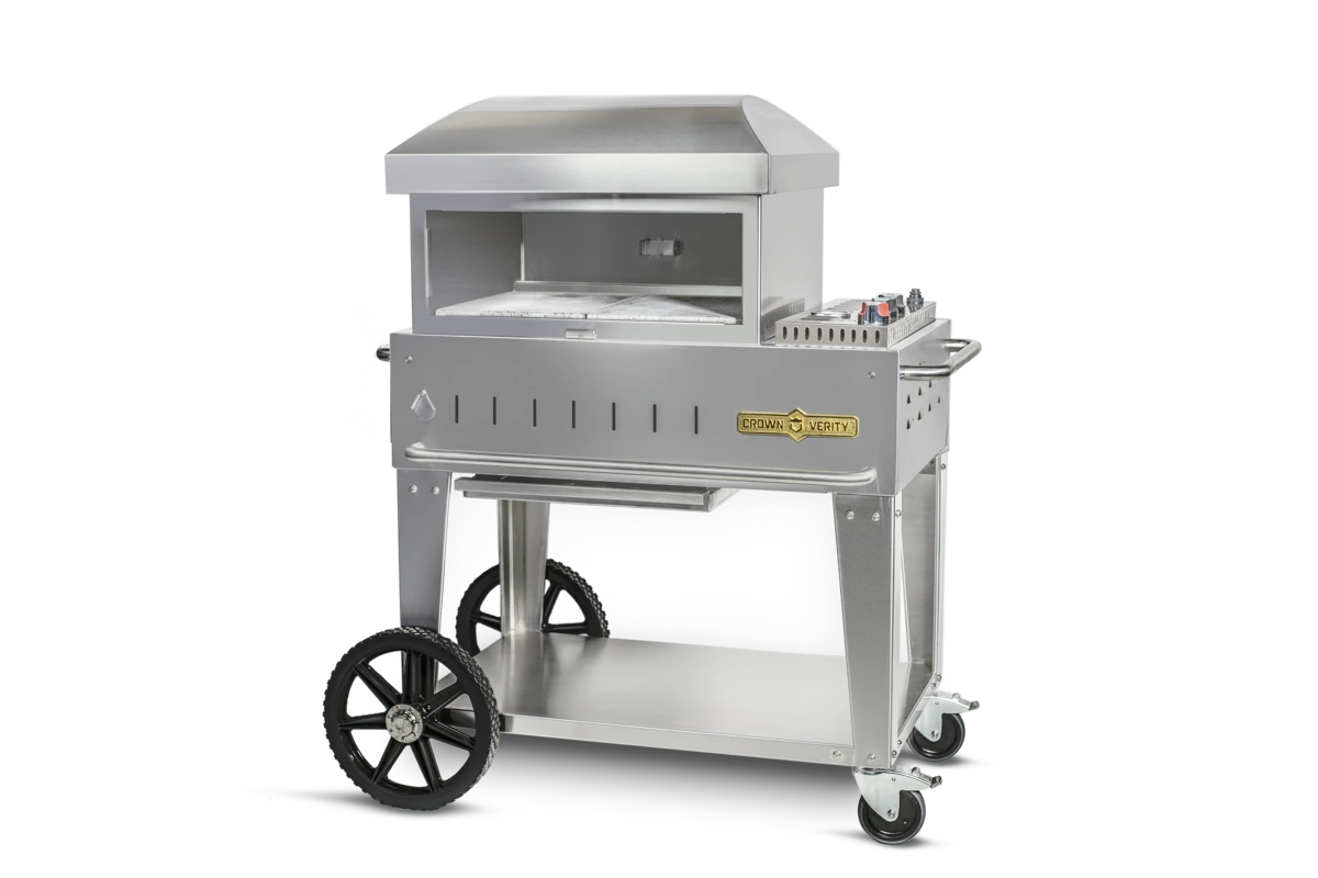 Crown Verity - 24" Liquid Propane Mobile Outdoor Pizza Oven