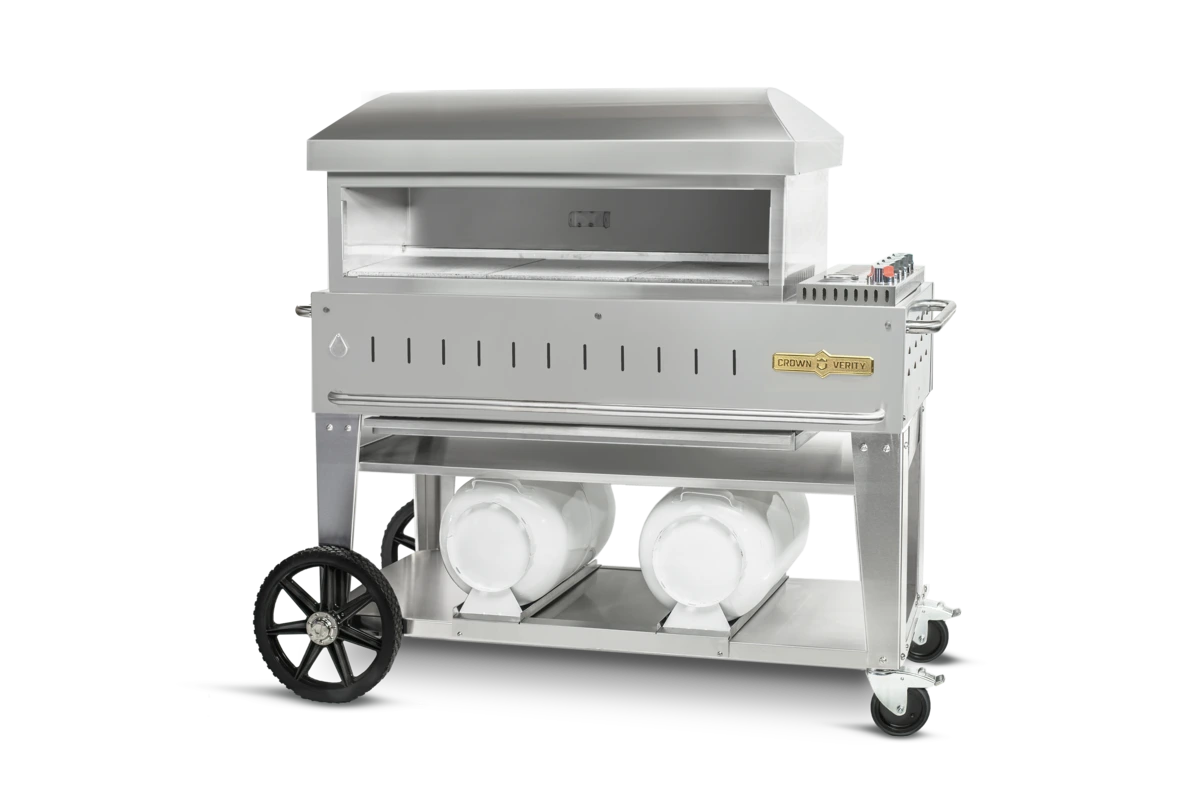 Crown Verity - Club Series 36" Liquid Propane Mobile Outdoor Pizza Oven