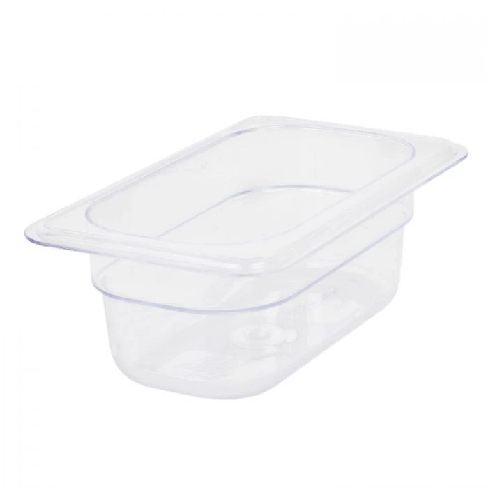 Williams - 1/9 Size Clear Polycarbonate Food Pan - 2.5" Deep