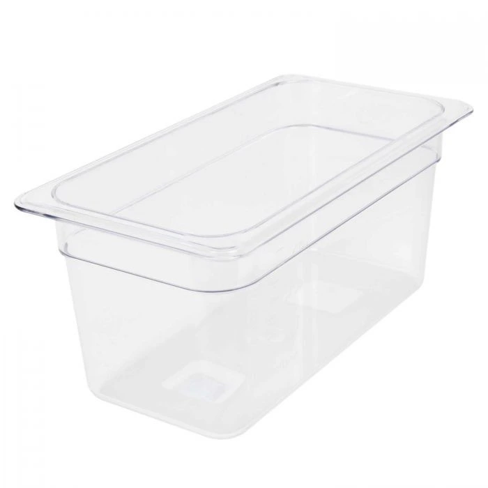 Williams - 1/3 Size Clear Polycarbonate Food Pan - 6" Deep