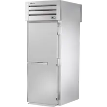 True - Spec Series 35" Stainless Steel Roll-Thru Heated Cabinet w/ Solid Swing Doors - STR1HRT-1S-1S