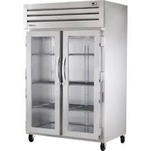 True - Spec Series 52" Stainless Steel Heated Cabinet w/ 2 Glass Swing Doors - STA2H-2G