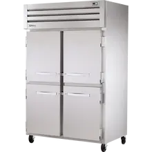 True - Spec Series 52" Stainless Steel Heated Cabinet w/ Solid Half Doors - STG2H-4HS