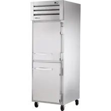 True - Spec Series 27.5" Stainless Steel Heated Cabinet w/ Solid Half Swing Doors - STA1H-2HS