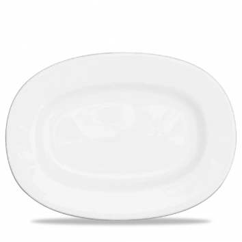 Churchill - Alchemy White 13" Oval Dish - 6/Case