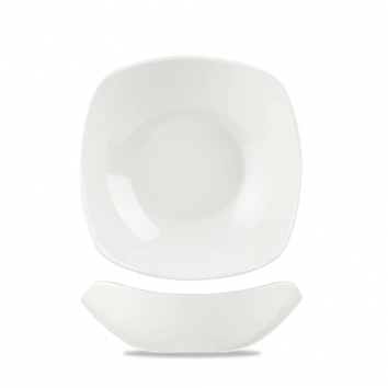 Churchill - X Squared 7" White Square Bowl - 12/Case