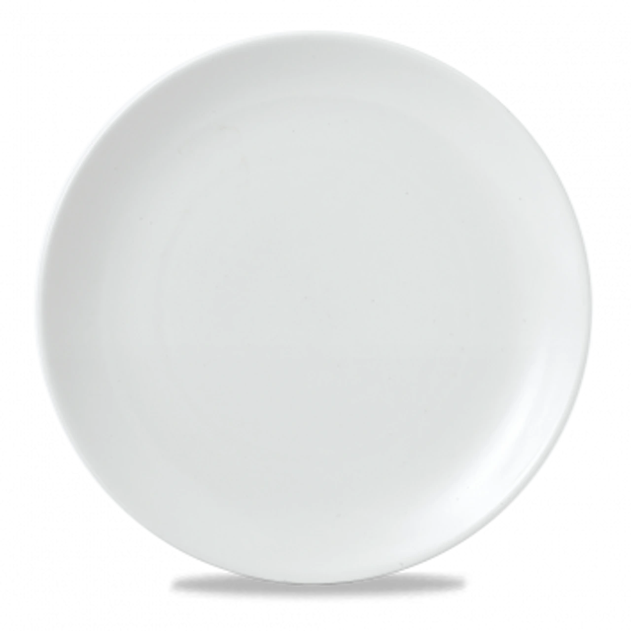 Churchill - Vellum 10.25"  White Round Coupe Plate - 12/Case